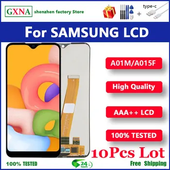 10buc mult Pentru Samsung Galaxy A01M A015 A05F Singur Ansamblu Telefon Mobil Inteligent Ecran LCD Tactil Digitizer Asamblare