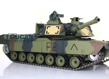 2.4 G Heng Long 1/16 7.0 Actualizat Metal M1A2 Abrams RC Rezervor de Jucării 3918 Baril Recul TH17813-SMT4