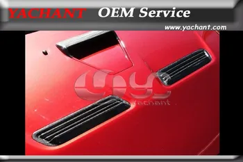 Auto-Styling Fibra de Carbon, Capota Orificiile se Potrivesc Pentru perioada 2008-2012 Mitsubishi Lancer Evolution EVO 10 EVO X OEM Stil Capota Guri de aerisire