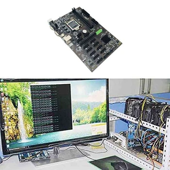 B250 BTC Mining Placa de baza cu 4PIN Pentru Cablu SATA+Cablu SATA 12XGraphics Slot pentru Card de LGA 1151 DDR4 USB3.0 pentru BTC Miner