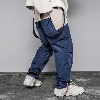Bărbați Japoneză și coreeană pantaloni de jogging pantaloni salopeta pot pantaloni scurți hip-hop sport track pantaloni