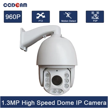 CCDCAM 20X Zoom FULL HD 960P ptz ip aparat de fotografiat de mare viteză dome de urmărire automată cu meniu OSD sistem de securitate CE-IP5325