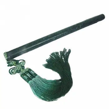 Chineză naturale de jad Jad instrument Flaut Jad Flaut dulce cu Accesorii tassel pandantiv