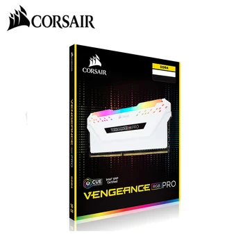 CORSAIR Vengeance 16GB(2X8) RGB PRO Memoria RAM Modul Dual-channel DDR4 PC4 3000Mhz 3200Mhz DIMM C16 C18 RGB Kit Memorie-Alb