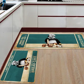 Distracție Panda Retro Ferma Desert Tort Usa Mat Set Covor În Camera De zi Covor pentru Baie Bucatarie Mat Decor Acasă Ușa de la Intrare Mat