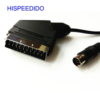 HISPEEDIDO 50 buc/lot 1,8 m RGB Scart Video Cable Cablu TV plumb pentru Sega Saturn NTSC și PAL versiune