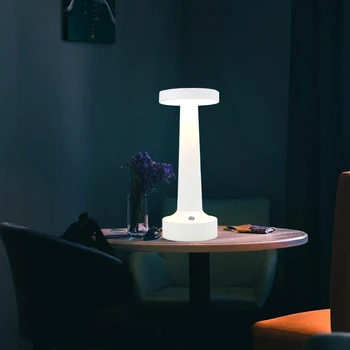 LED din Aliaj de Aluminiu rezistent la apa Lampă de Birou Touch Dimmer Reîncărcabilă Cina Lampă de Masă Pentru Bara Noptiera Living Decor Acasă