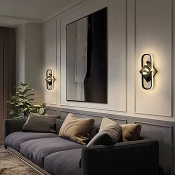 Led-uri moderne din lemn luminaria condus wandlamp dormitor dormitor lumina lampa de dormitor, lângă lampă