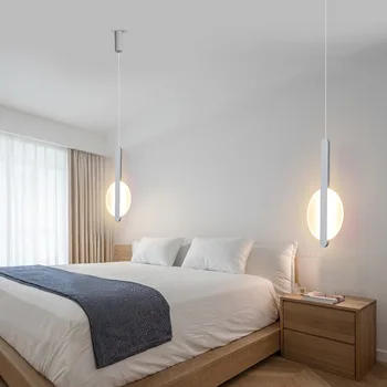Nordic fier de design industrial de artă cocina accesorio agățat lampă de perete led luna lampă avizeler camera de zi de decorare hanglampen