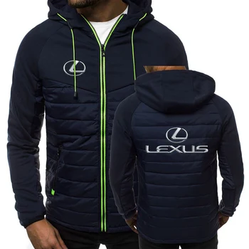 NOUL Lexus Hoodies Pentru Bărbați Imprimare Jacheta cu Gluga cu Fermoar Primavara Toamna de Moda Cald Fleece Căptușit Bărbați Jachete Populare