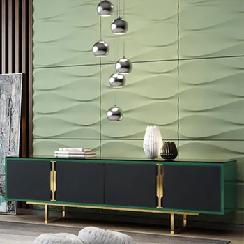Obiceiul modern stil Nordic marmură sticla TV stand cu dulap organizatorii lumina mobilier elegant pentru cele mai bune servicii