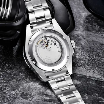 PAGANI DESIGN de Brand de Afaceri Ceas barbati de Lux rezistent la apa 100M Ceasuri de Scufundări Ceramic Bezel din Otel Inoxidabil Barbati ceas Mecanic
