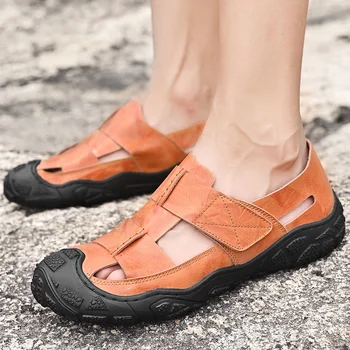 Pantofi pentru bărbați 2021 vara sandale barbati versiunea coreeană de valul sandale și papuci tineret, sport și petrecere a timpului liber pantofi de plaja