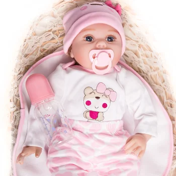 Vinil moale de Silicon Renăscut Baby Dolls Realist Realiste Păpuși Copii Copilul Playmate Papusa Moale Touch Reale Jucarii Cadou pentru Copii