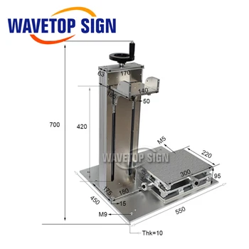 WaveTopSign Lift 2D Traducere masa de Lucru utilizat pentru Fibre Mașină de Marcare cu Laser
