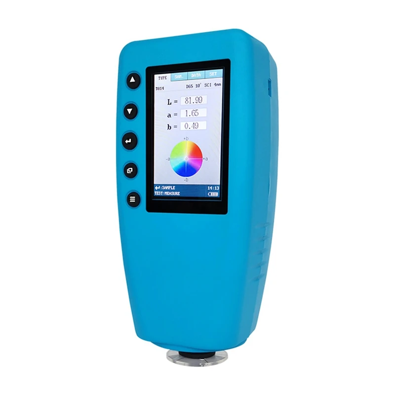 Colorimetru portabil de Culoare Analizor Digital de Culoare LAB Metru Tester Diferență de Culoare Metru Ecran Color TFT de 4 mm Calibru