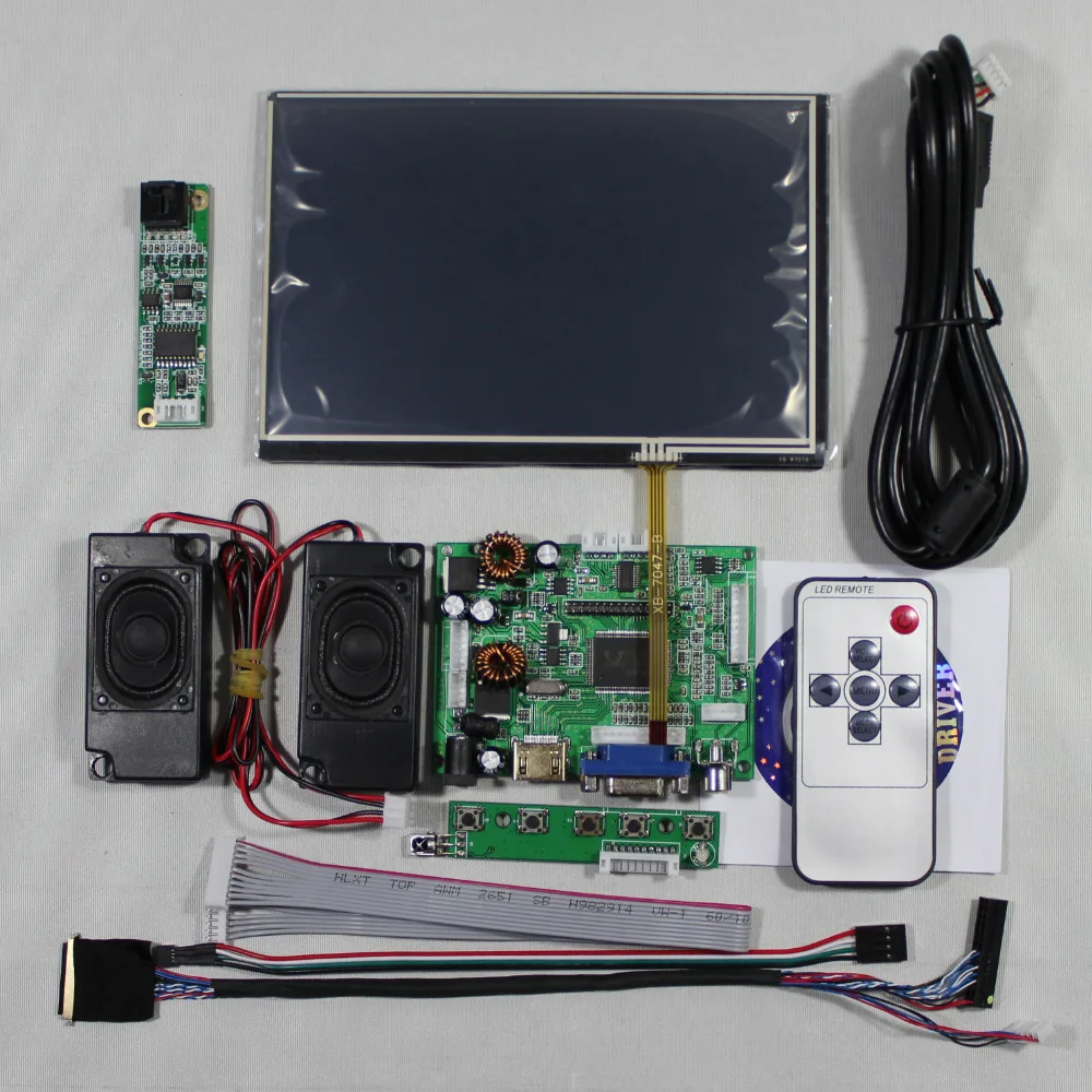 HD MI VGA 2AV Audio LCD driver de placa de muncă VS-TY2662-V4 cu 7inch 1280x800 N070ICG-LD1 LD4 ecran Tactil
