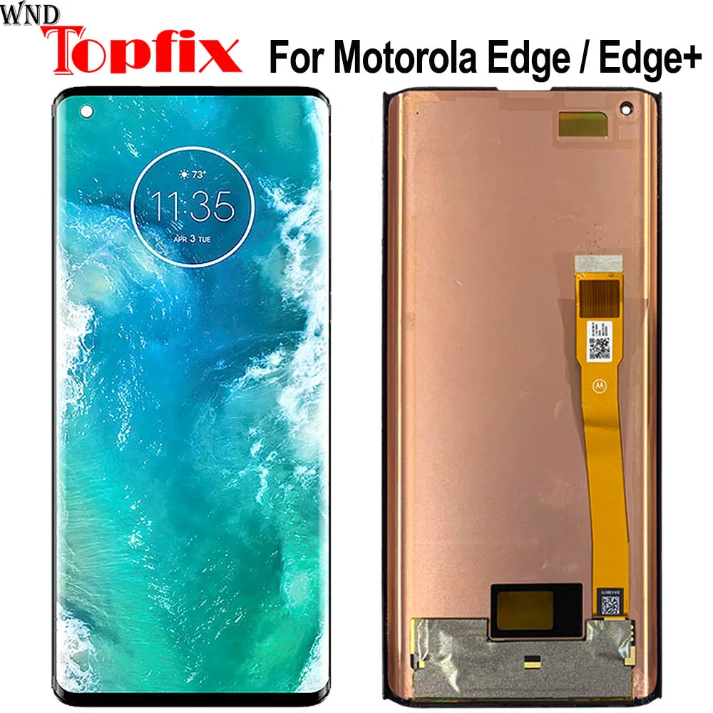 OLED Pentru Motorola Edge+ LCD XT2061-3 Ecran Tactil Digitizer Pentru Moto Marginea Display LCD de Asamblare Pentru Moto Edge Plus Display Lcd